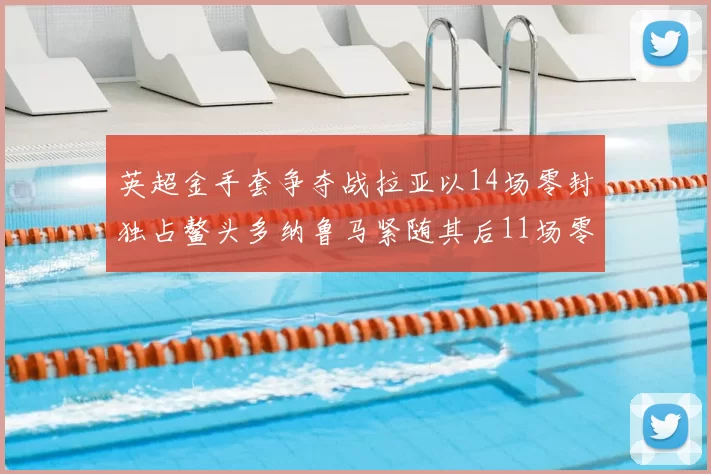 英超金手套争夺战拉亚以14场零封独占鳌头多纳鲁马紧随其后11场零封