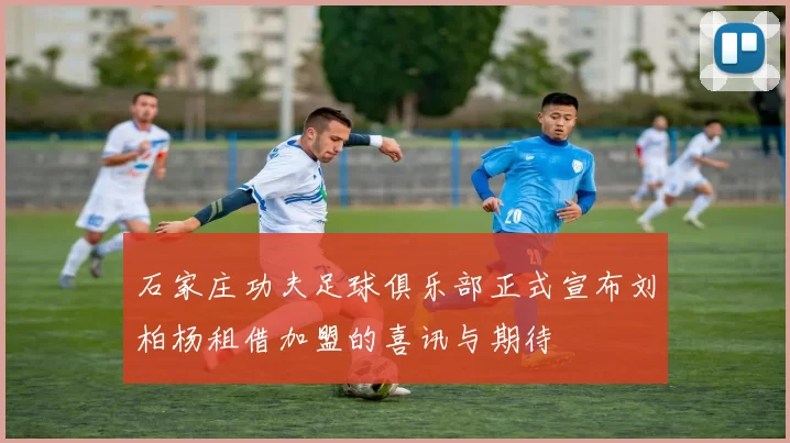 石家庄功夫足球俱乐部正式宣布刘柏杨租借加盟的喜讯与期待
